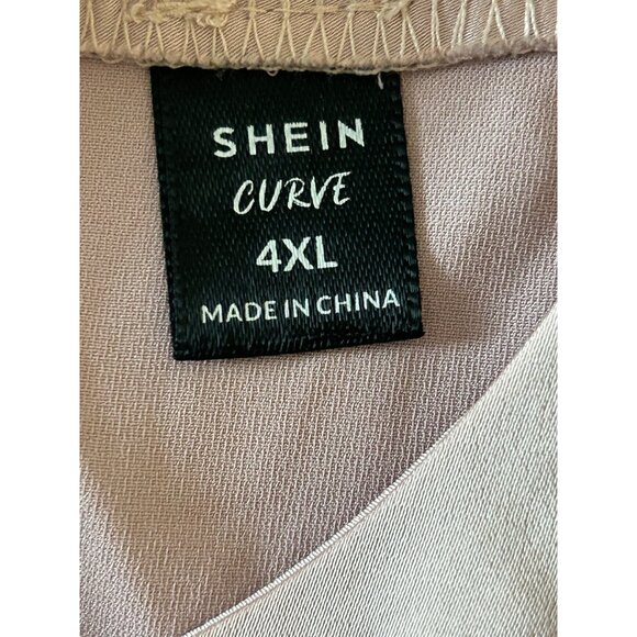 Blush Pink Sleeveless Pleated Halter Top With Button Back Closure - Picture 8 of 9